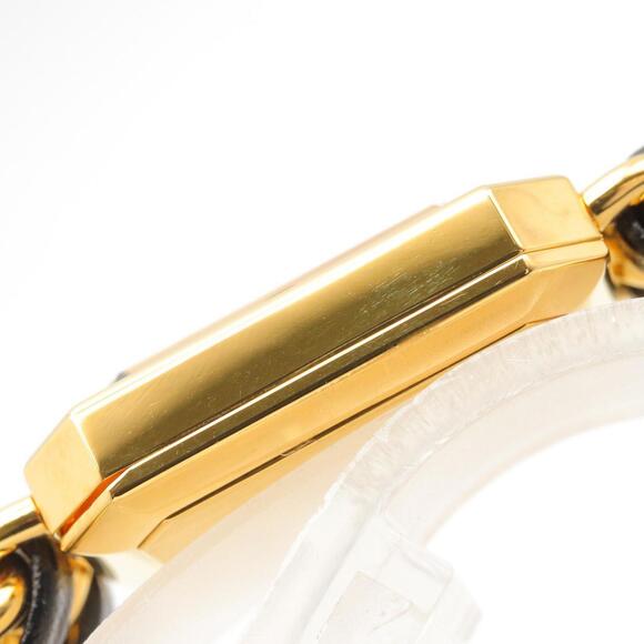 Chanel CHANEL Première M Wristwatch, Gold Plated (GP), Leather Strap, Women's... - Picture 12 of 15